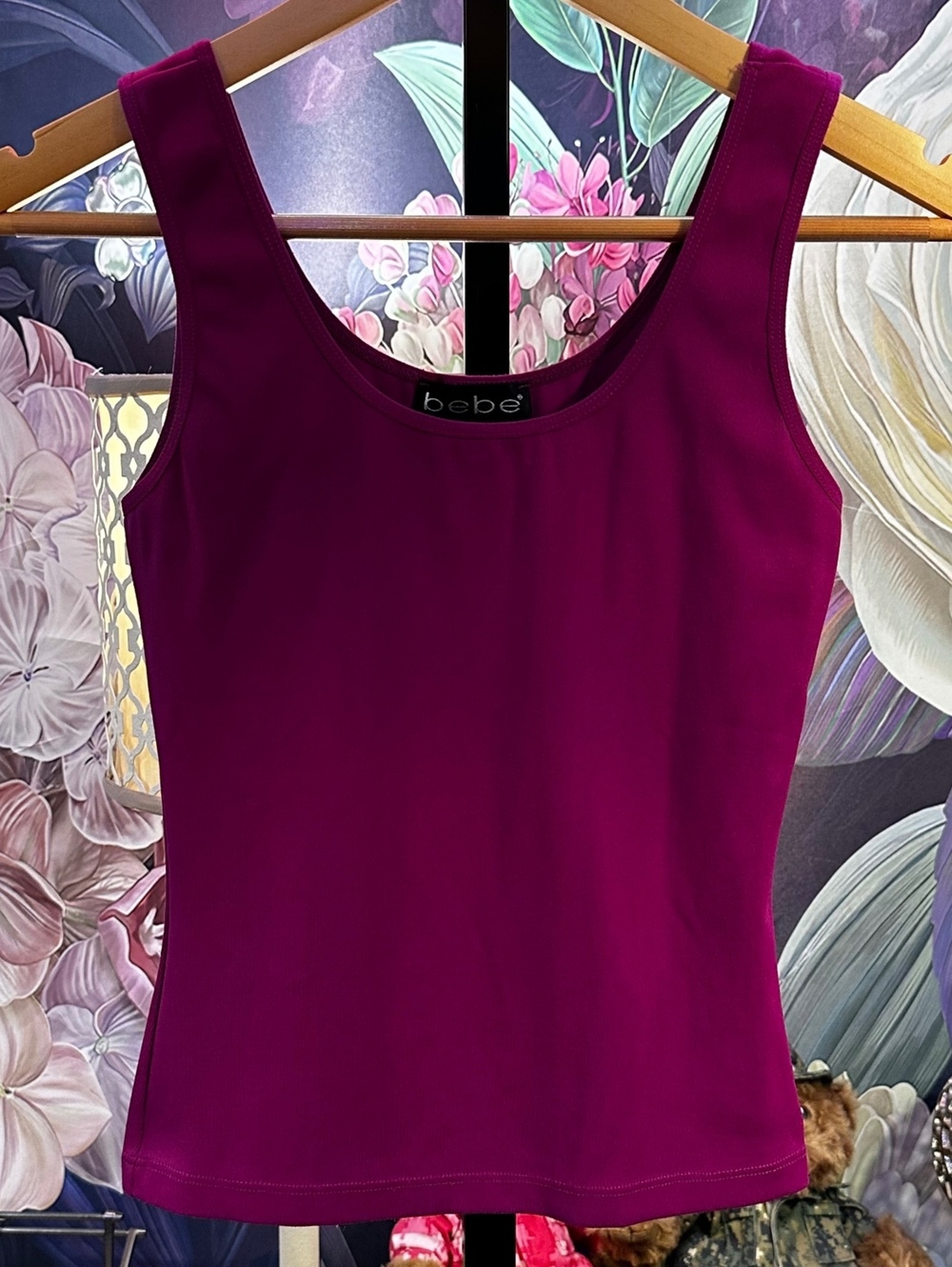 bebe S Hot Pink Tank Y2K Barbiecore Coquette Soft Girl